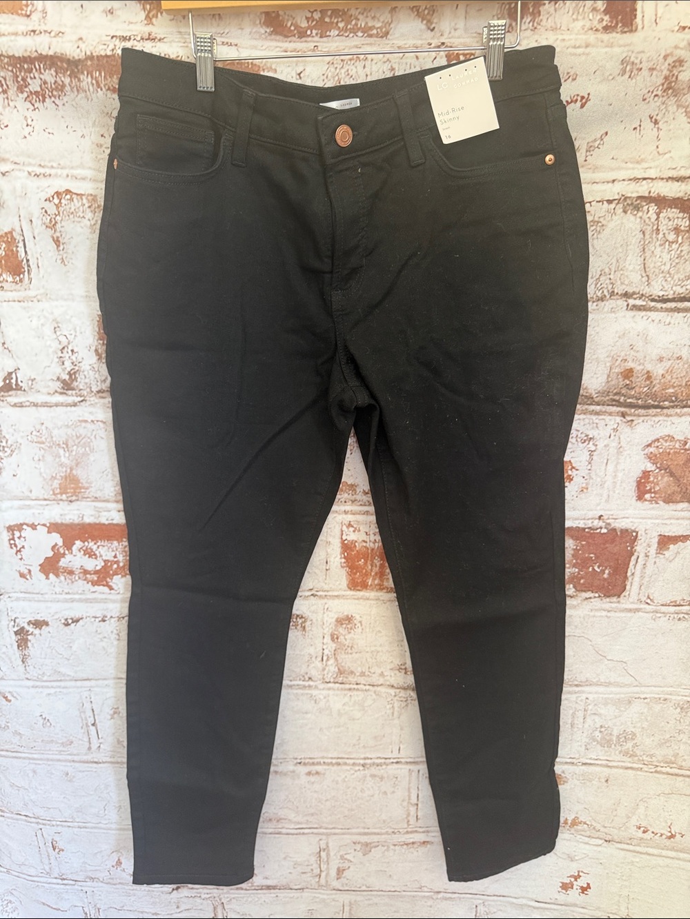 LC Lauren Conrad Black Ankle Crop Jeans